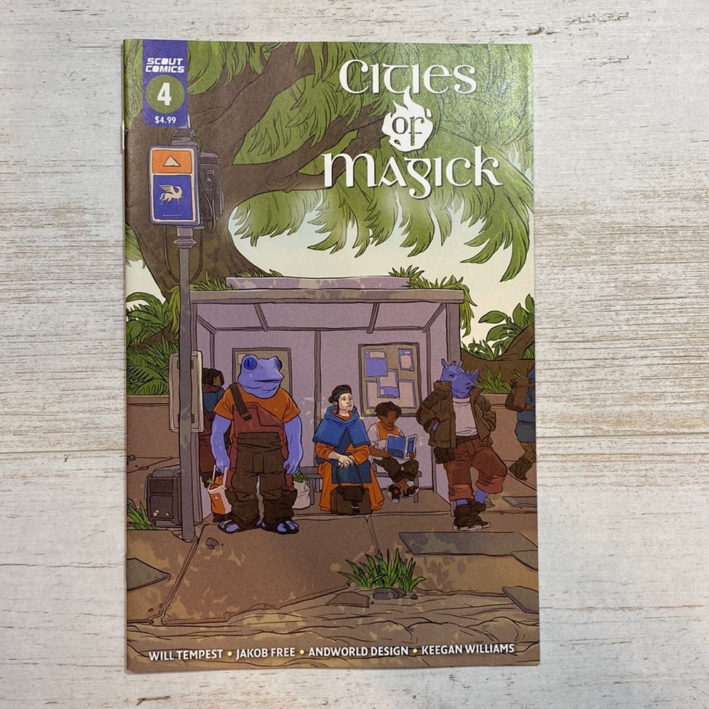 Cities Of Magick Issue 4 Comic Book First Printing